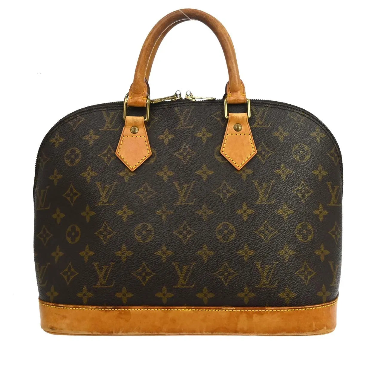 Louis Vuitton Alma Monogram Canvas Brown Canvas Handbag (Pre-Owned)