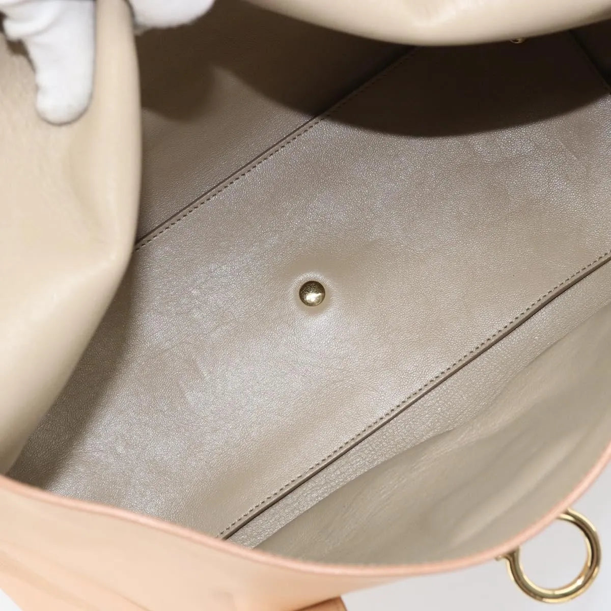 Salvatore Ferragamo Sookie Satchel Leather Pink Leather Handbag (Pre-Owned)