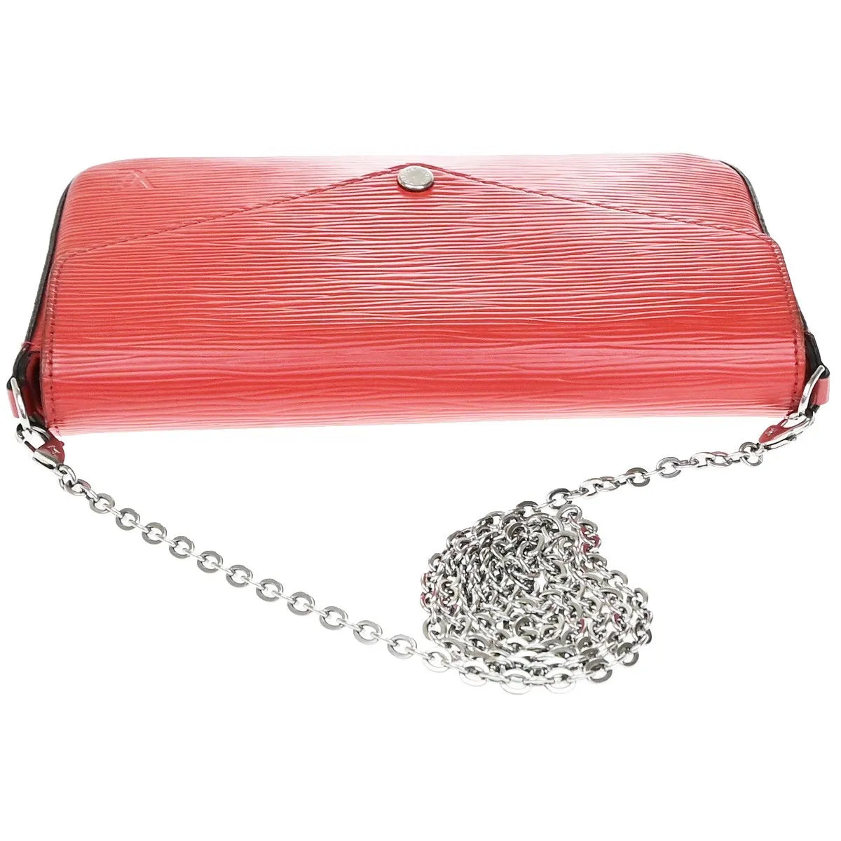 Louis Vuitton Felicie Chain Epi Leather Red Leather Clutche & Pouche Bag (Pre-Owned)