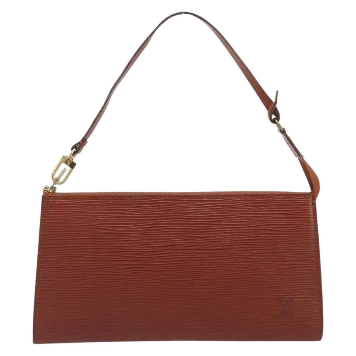 Louis Vuitton Pochette Accessoires Epi Brown Leather Clutche & Pouche Bag (Pre-Owned)