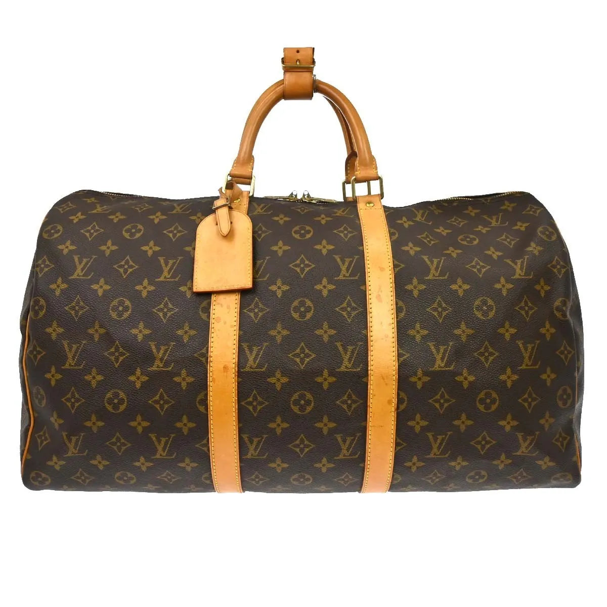 Louis Vuitton Keepall Monogram Canvas Brown Canvas Travel Bag Bag (Pre-Owned)