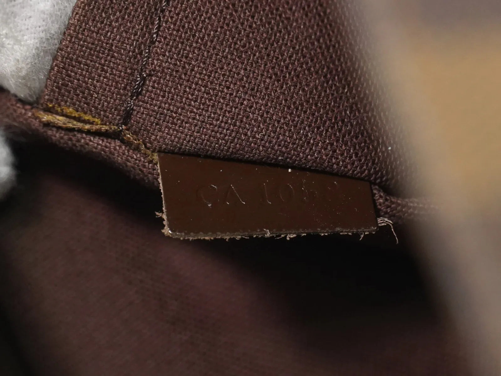 Louis Vuitton Beaubourg Damier Brown Canvas Tote Bag Bag (Pre-Owned)