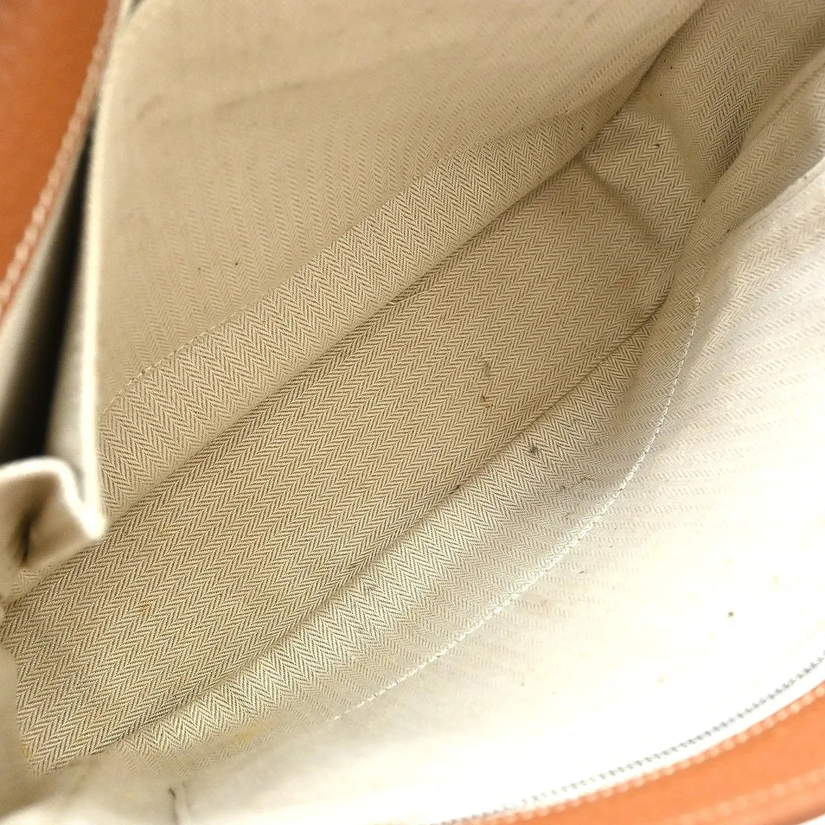 Hermes Barda Messenger Clemence Brown Leather Shoulder Bag Bag (Pre-Owned)