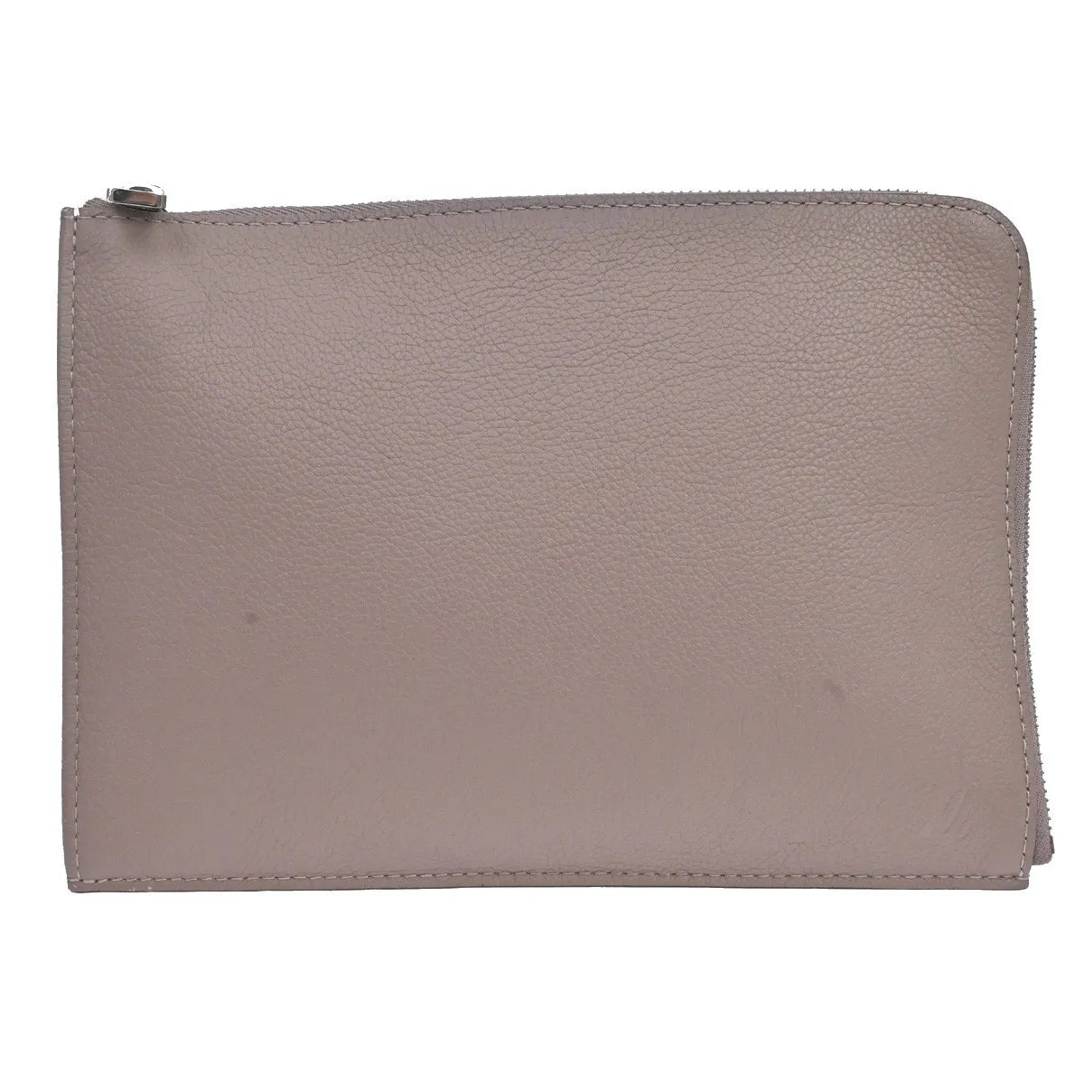 Louis Vuitton Zip Around Pochette Jour Leather Beige Calfskin Clutche & Pouche Bag (Pre-Owned)