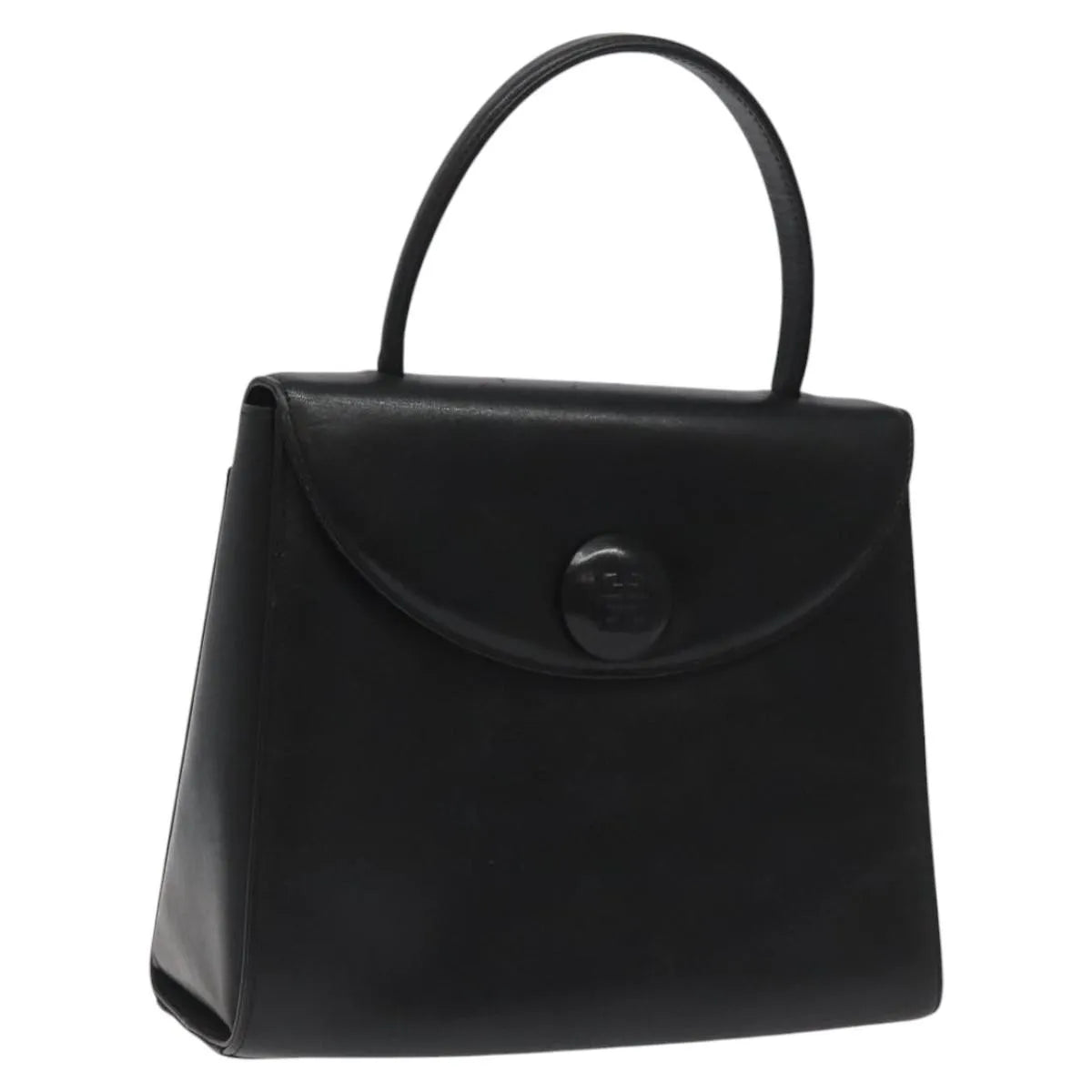 Givenchy Vintage Leather Black Leather Handbag (Pre-Owned)
