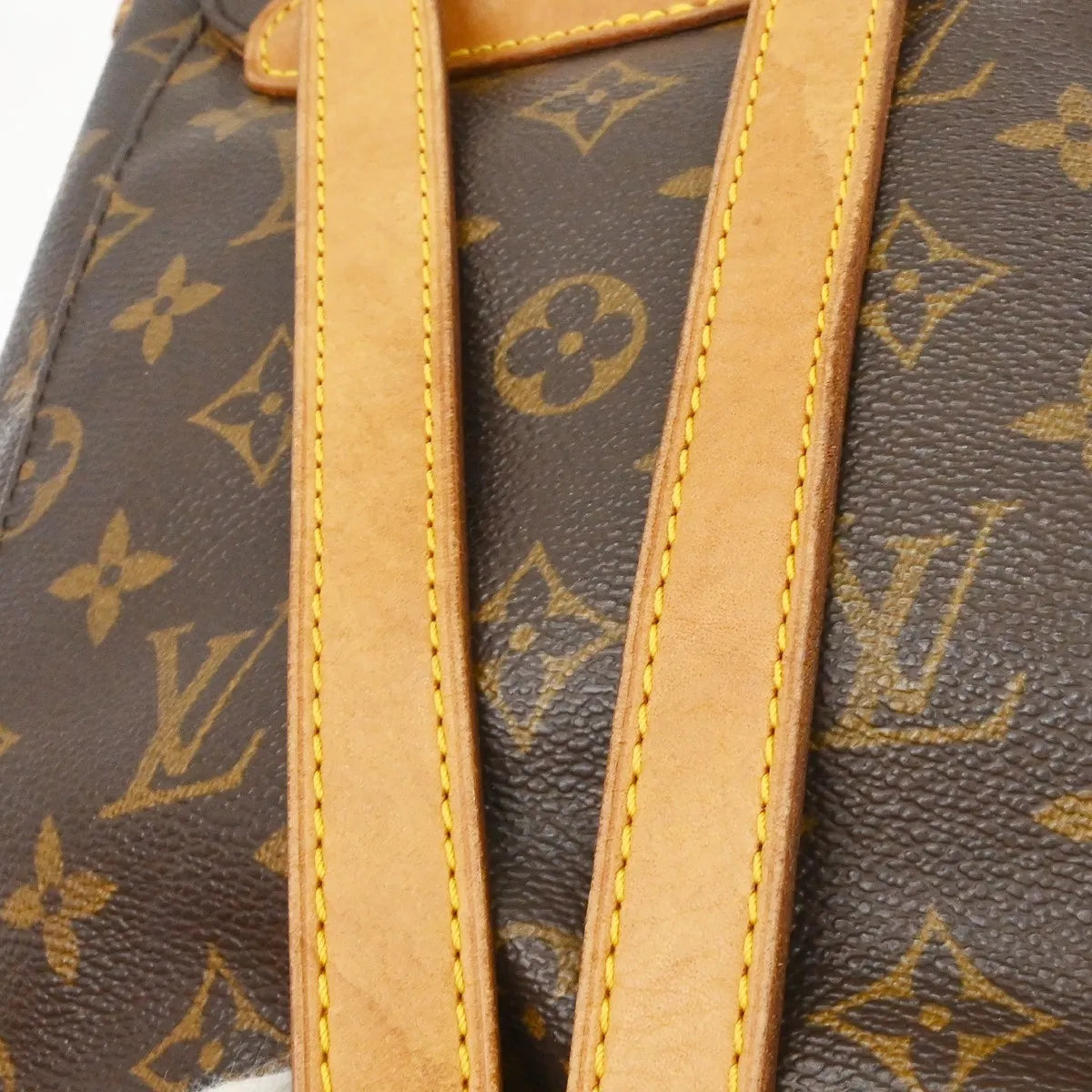 Louis Vuitton Vintage Montsouris Monogram Canvas Brown Canvas Backpack Bag (Pre-Owned)