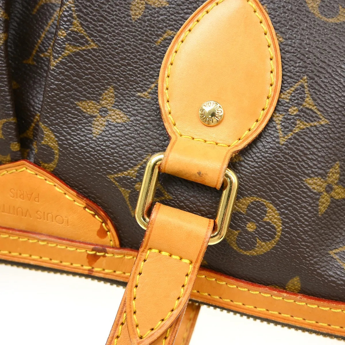 Louis Vuitton Palermo Monogram Canvas Brown Canvas Tote Bag Bag (Pre-Owned)