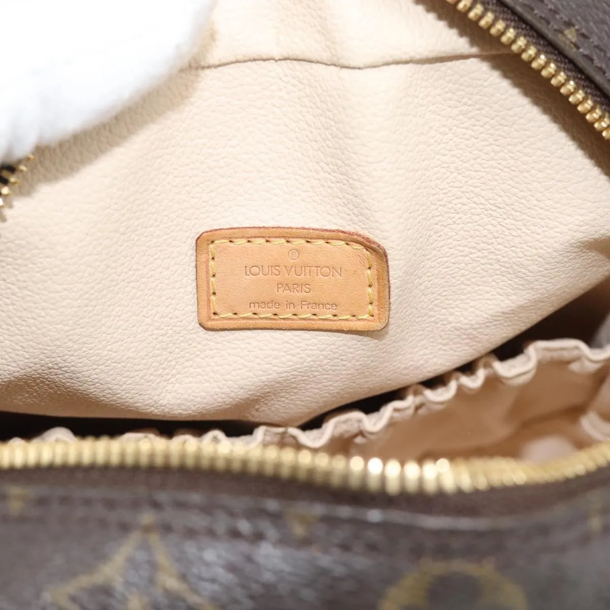 Louis Vuitton Spontini Monogram Canvas Brown Canvas Handbag (Pre-Owned)