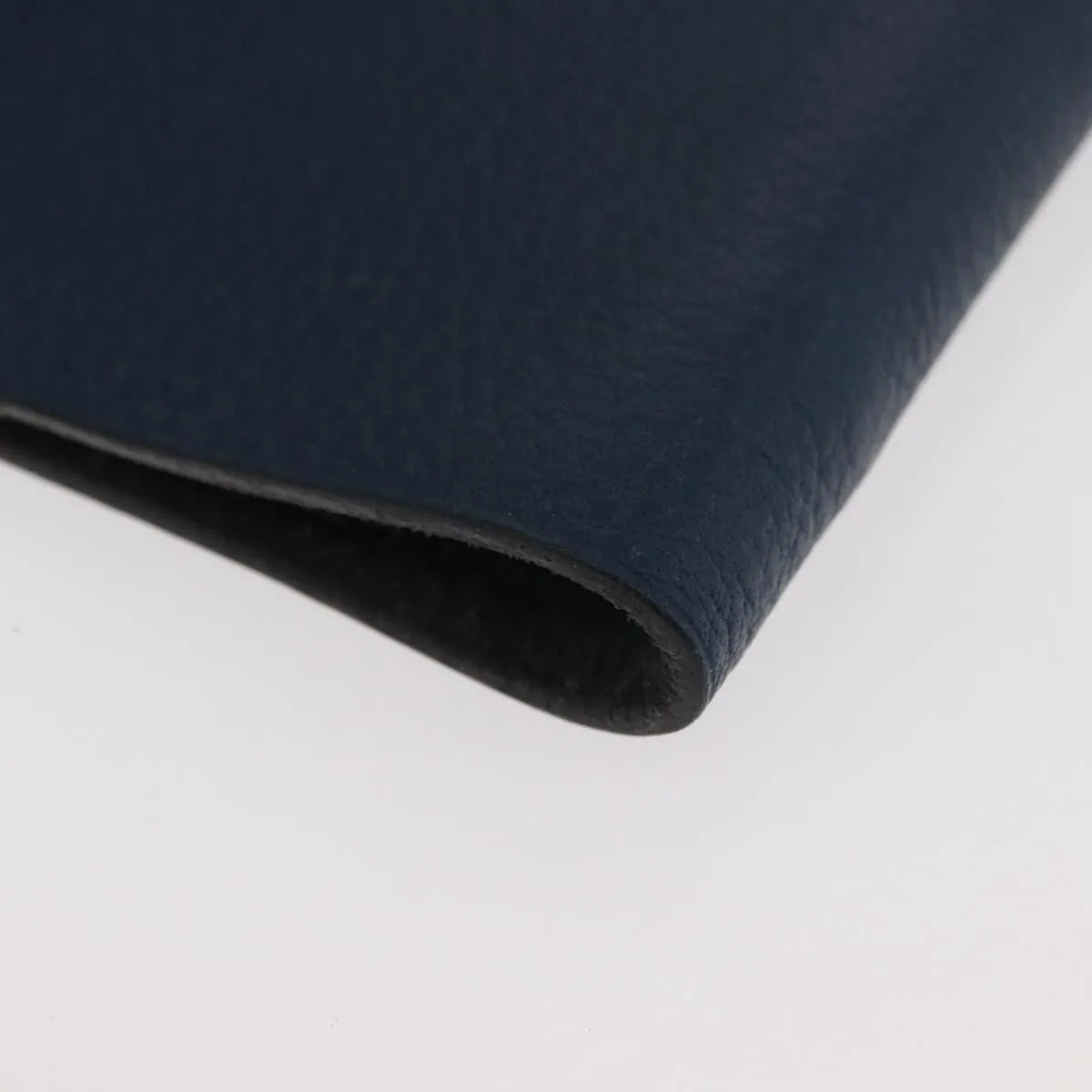 Hermes Agenda Cover Epsom Navy Leather Clutche & Pouche Bag (Pre-Owned)