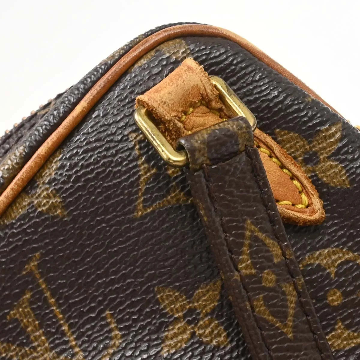 Louis Vuitton Pochette Marly Bandouliere Monogram Canvas Brown Canvas Shoulder Bag Bag (Pre-Owned)