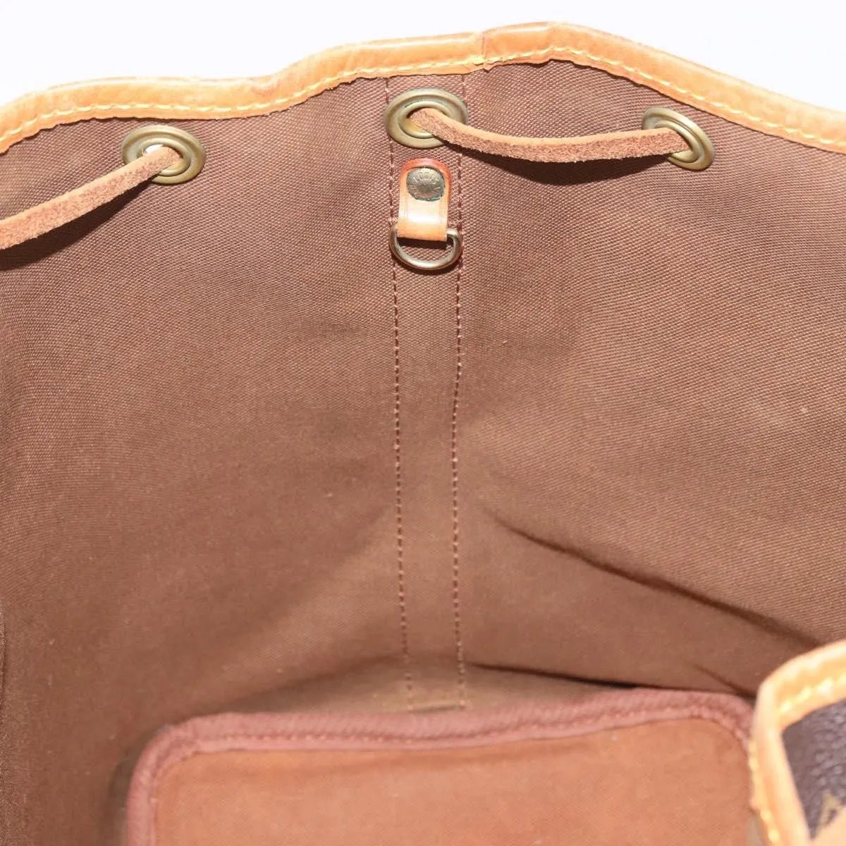Louis Vuitton Petit Noe Monogram Canvas Brown Canvas Shoulder Bag Bag (Pre-Owned)