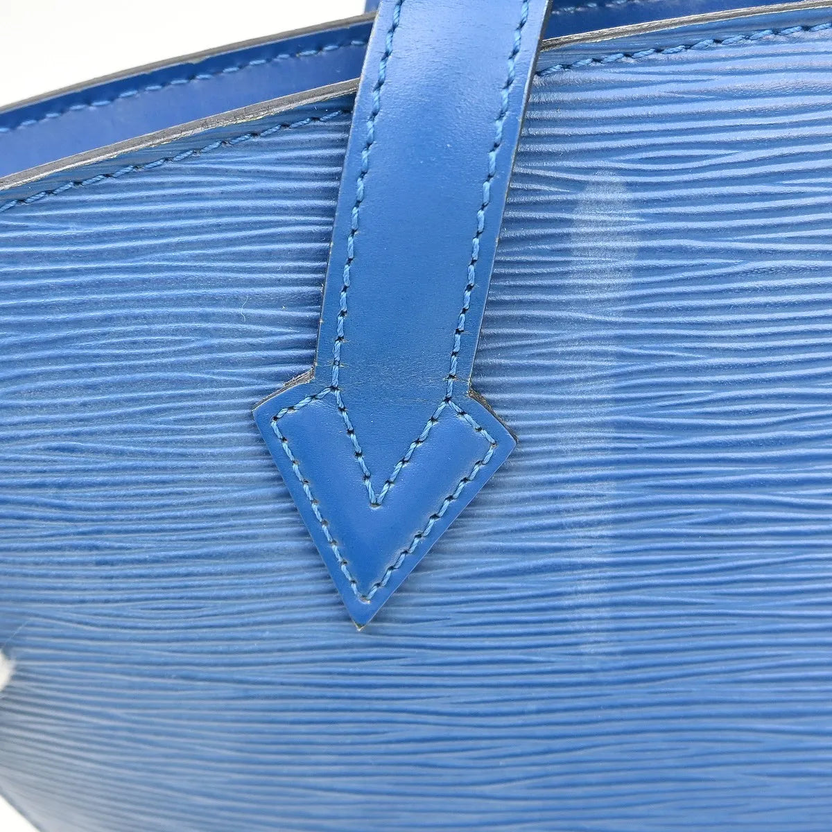 Louis Vuitton Saint Jacques Epi Leather Blue Leather Handbag (Pre-Owned)