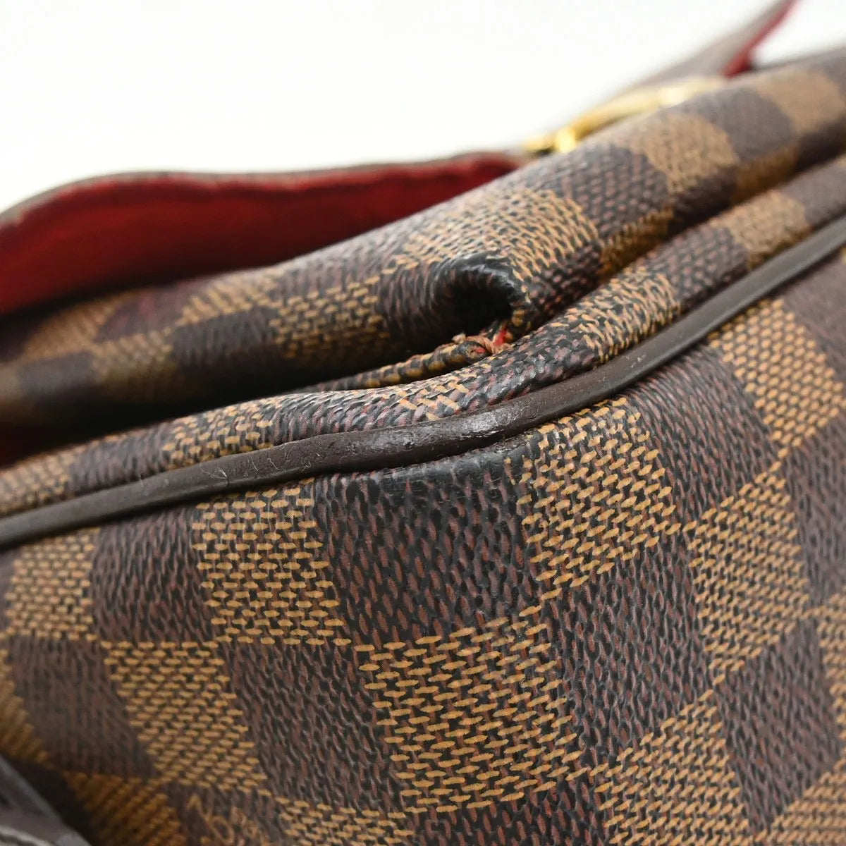 Louis Vuitton Ravello Damier Ebene Brown Canvas Shoulder Bag Bag (Pre-Owned)
