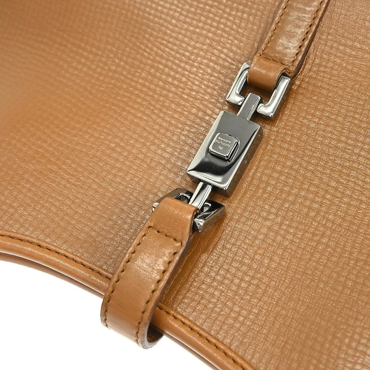 Gucci Jackie Tote Guccissima Leather Brown Leather Handbag (Pre-Owned)