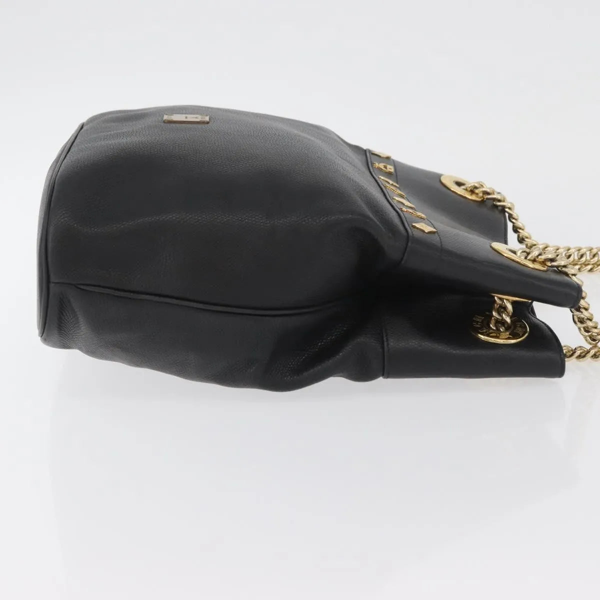 MCM Vintage Vicetos Leather Black Leather Shoulder Bag Bag (Pre-Owned)