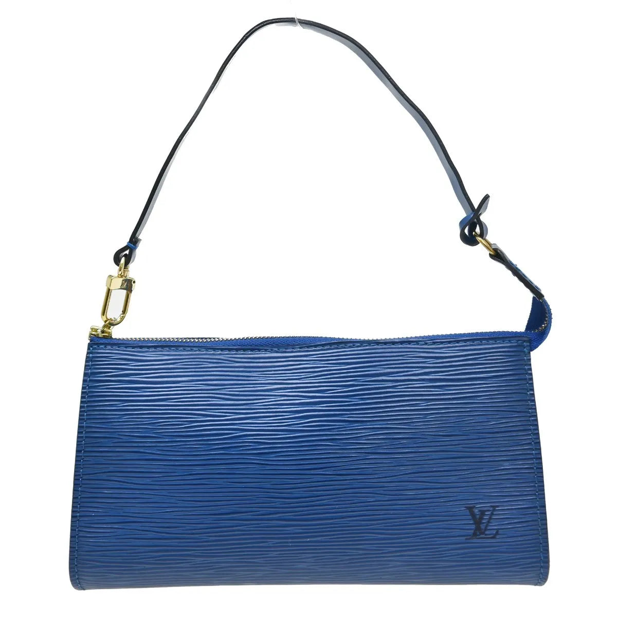 Louis Vuitton Pochette Accessoires Epi Leather Blue Leather Clutche & Pouche Bag (Pre-Owned)