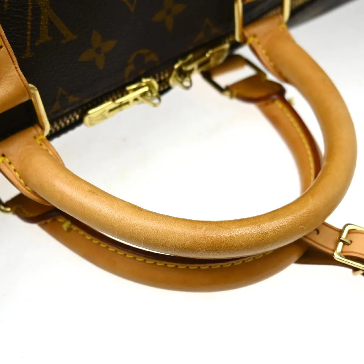 Louis Vuitton Keepall Bandouliere Monogram Canvas Brown Canvas Travel Bag Bag (Pre-Owned)