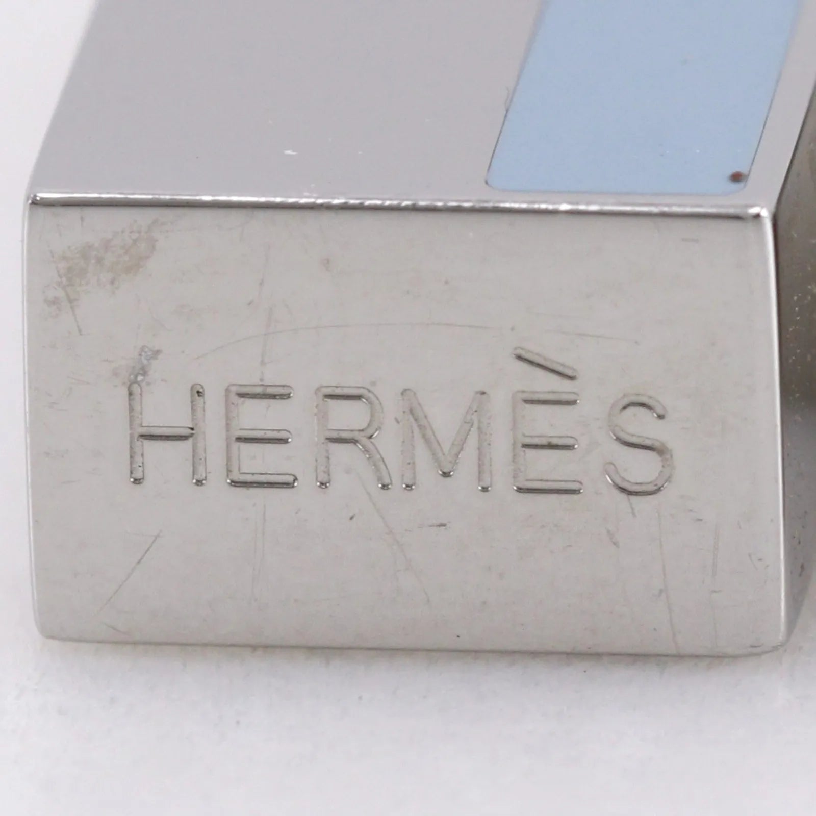 Hermes Cadena Keyring Metal Silver Metal Charms And Keychains Accessory (Pre-Owned)