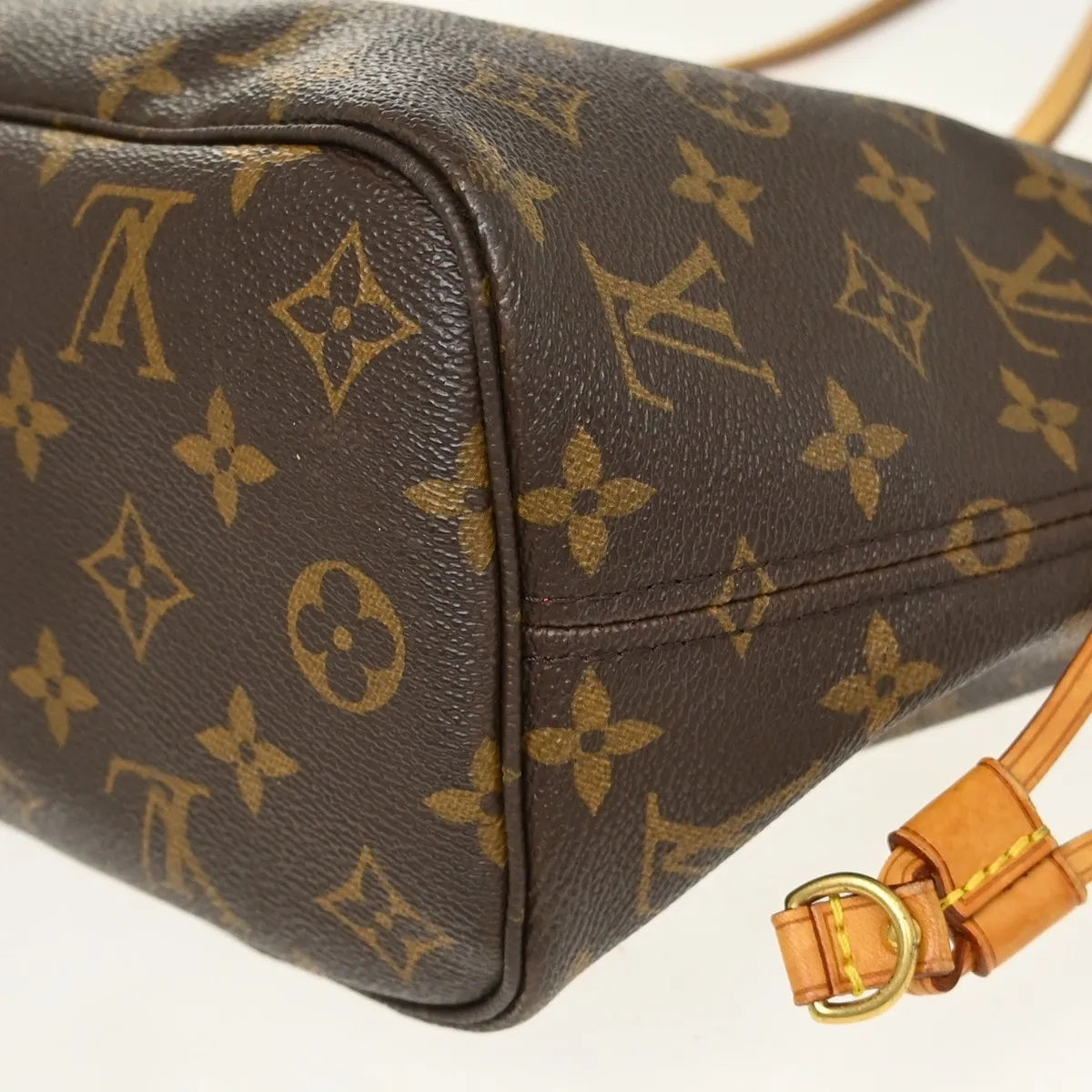 Louis Vuitton Neverfull Monogram Brown Canvas Tote Bag Bag (Pre-Owned)
