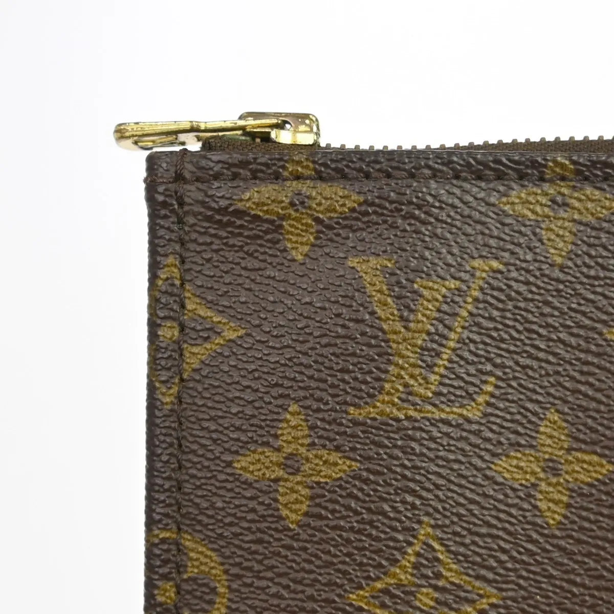 Louis Vuitton Poche Documents Monogram Canvas Brown Canvas Clutche & Pouche Bag (Pre-Owned)