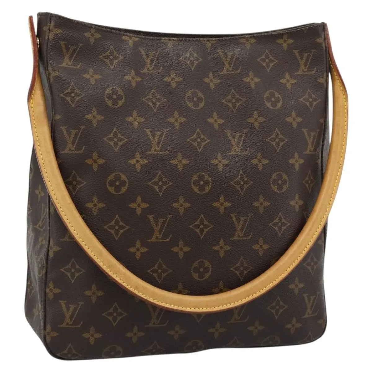 Louis Vuitton Looping Monogram Canvas Brown Canvas Handbag (Pre-Owned)