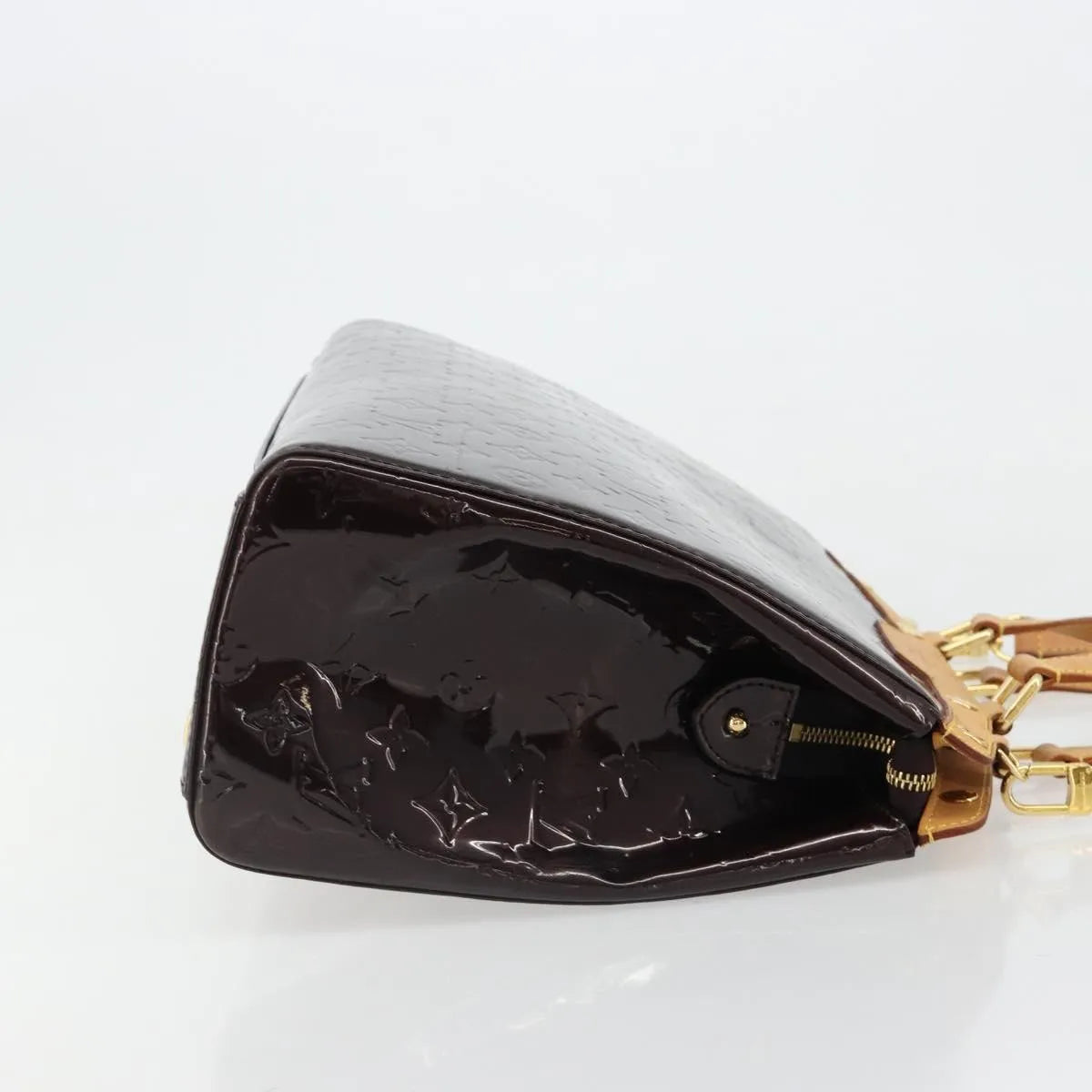 Louis Vuitton Blair Monogram Vernis Purple Patent_Leather Handbag (Pre-Owned)