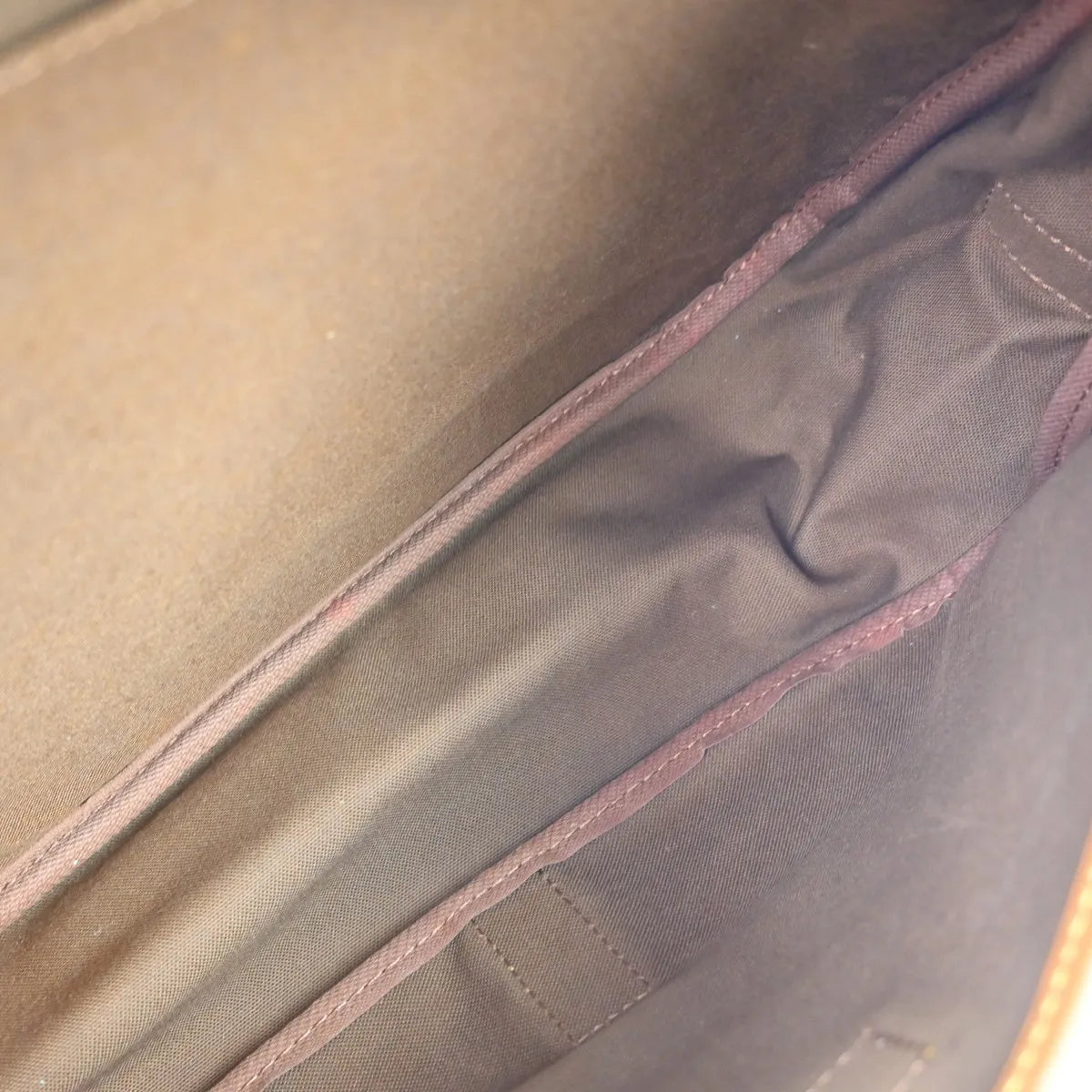 Louis Vuitton Saumur Monogram Canvas Brown Canvas Shoulder Bag Bag (Pre-Owned)