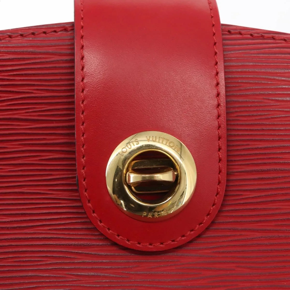 Louis Vuitton Cluny Epi Leather Red Leather Shoulder Bag Bag (Pre-Owned)