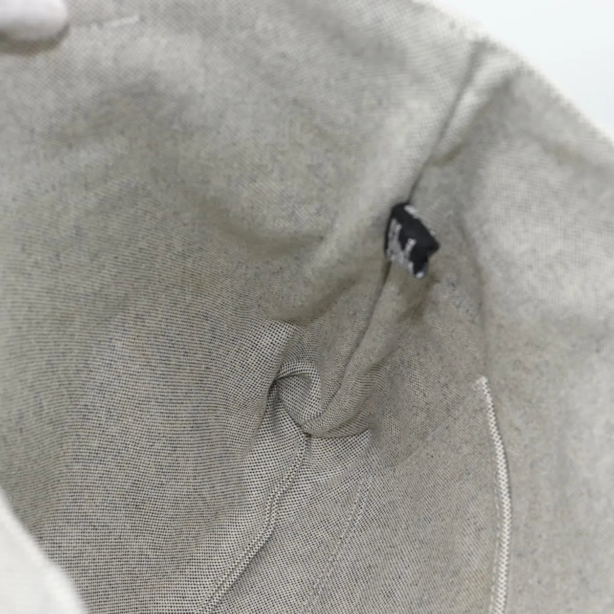 Hermes Fourre-Tout Herline Fourre-Tout Herline Gray Canvas Tote Bag Bag (Pre-Owned)