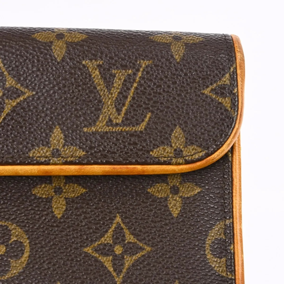 Louis Vuitton Florentine Waist Monogram Canvas Brown Canvas Clutche & Pouche Bag (Pre-Owned)