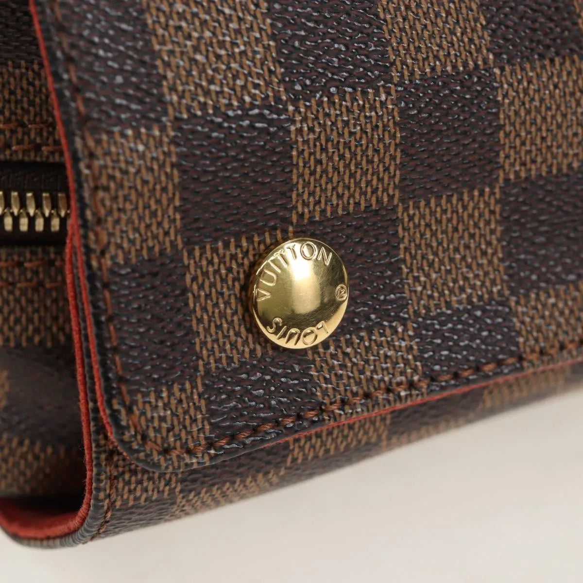 Louis Vuitton Naviglio Damier Brown Canvas Shoulder Bag Bag (Pre-Owned)