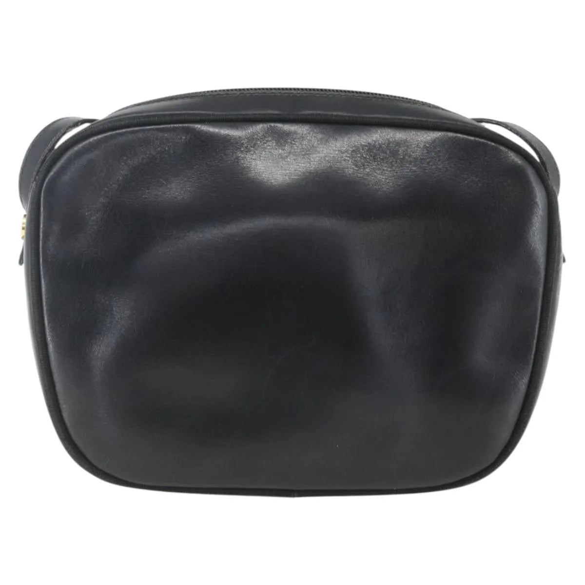 Salvatore Ferragamo Vara Bow Camera Patent Leather Black Leather Shoulder Bag Bag (Pre-Owned)