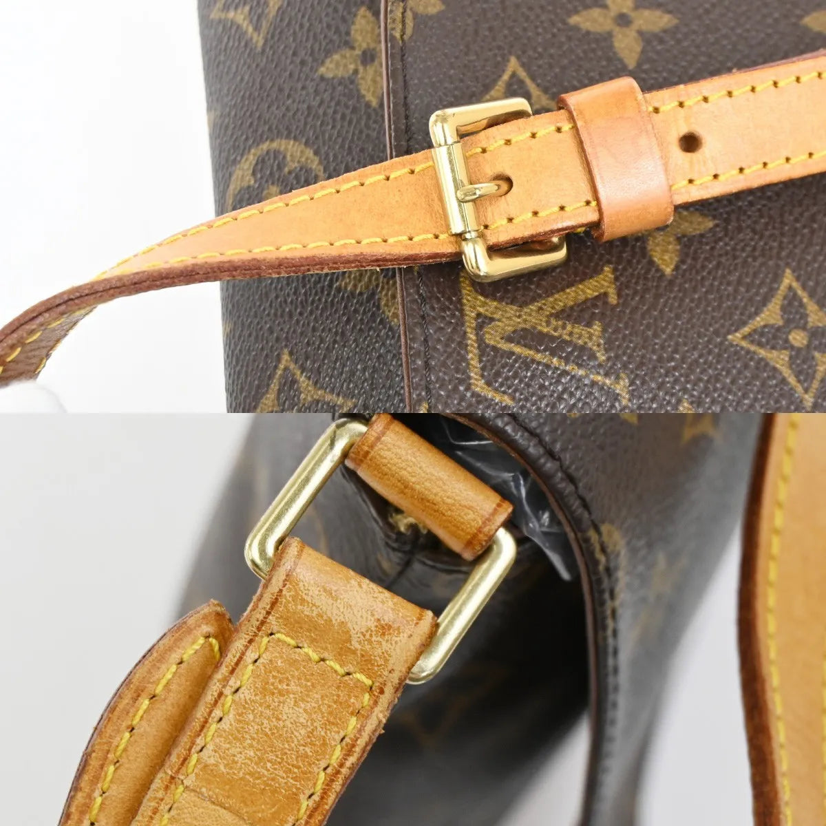 Louis Vuitton Musette Tango Monogram Canvas Brown Canvas Shoulder Bag Bag (Pre-Owned)