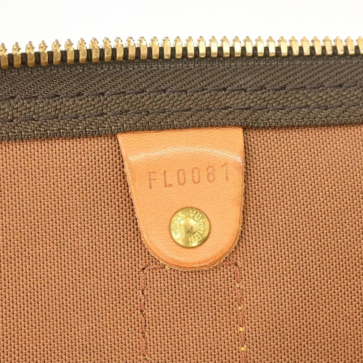 Louis Vuitton Keepall Monogram Canvas Brown Canvas Travel Bag Bag (Pre-Owned)
