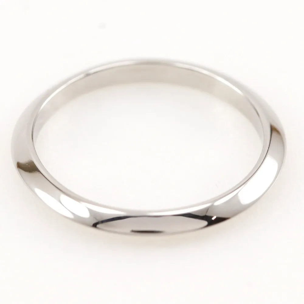 Tiffany & Co. Knife Edge Platinum Silver Platinum Ring Jewelry (Pre-Owned)