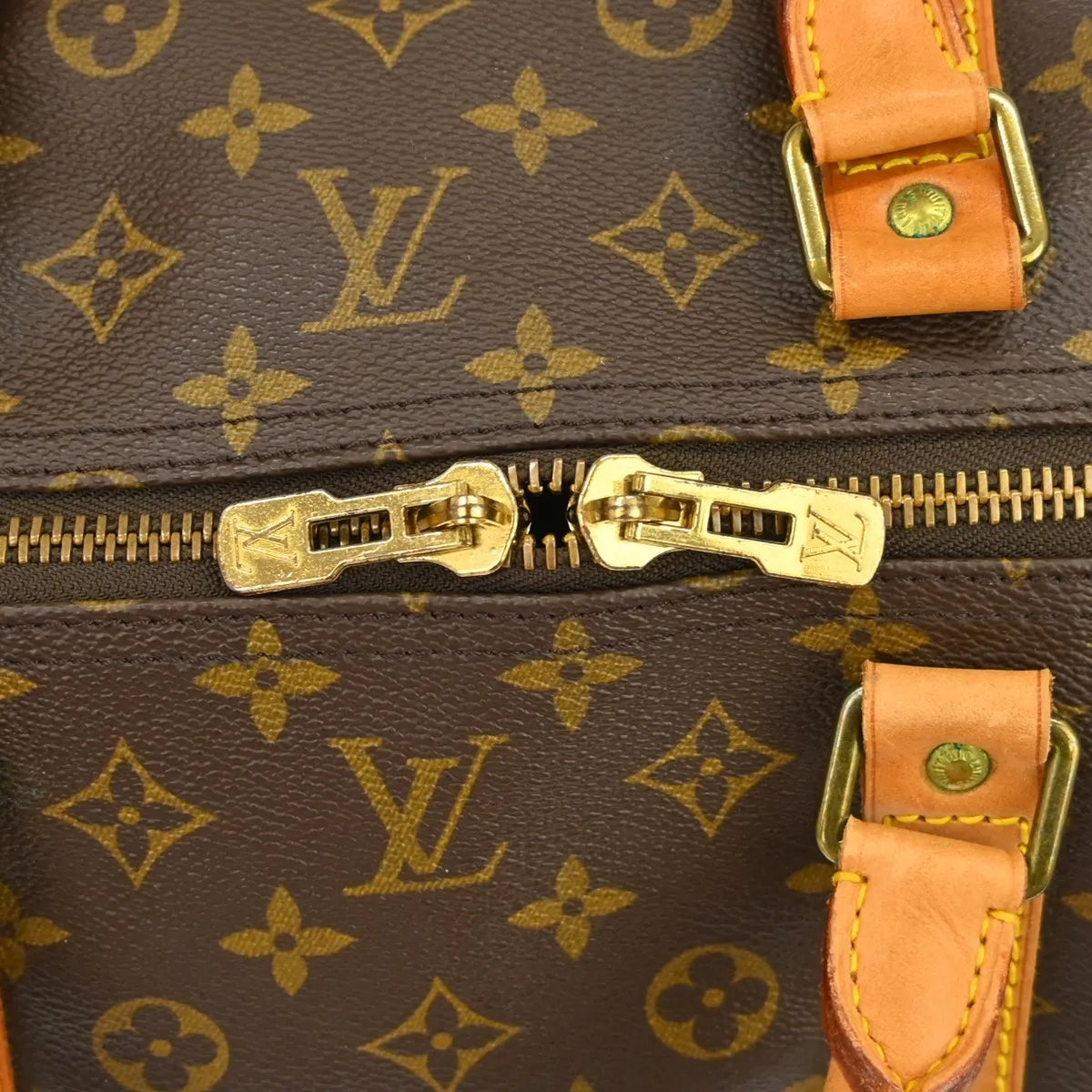 Louis Vuitton Keepall Monogram Canvas Brown Canvas Travel Bag Bag (Pre-Owned)