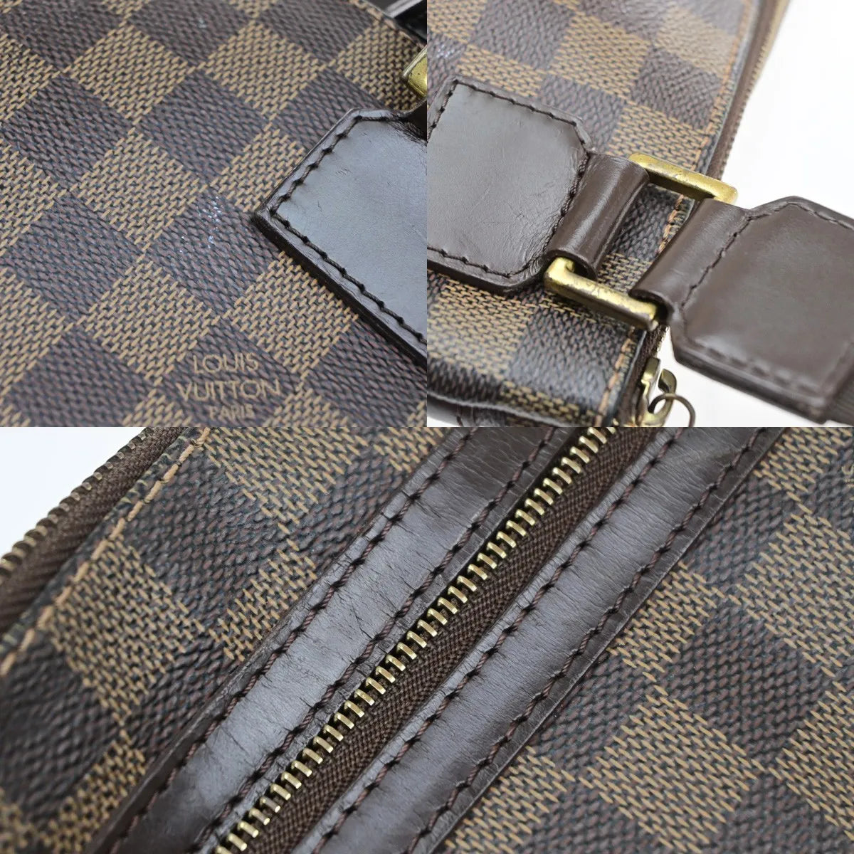 Louis Vuitton Bosphore Pochette Damier Brown Canvas Shoulder Bag Bag (Pre-Owned)