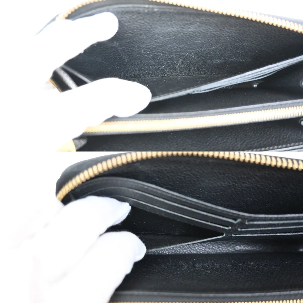 Louis Vuitton Portefeuille Zippy Monogramme Empreinte Monogramme Empreinte Black Leather Wallets Accessory (Pre-Owned)