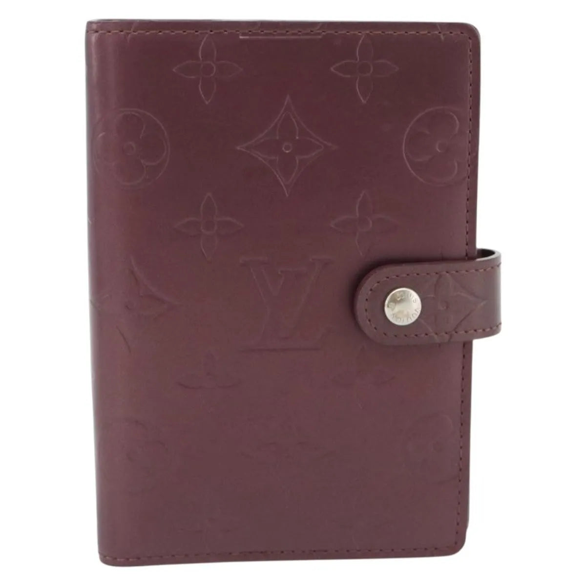 Louis Vuitton Agenda Cover Monogram Canvas Purple Canvas Clutche & Pouche Bag (Pre-Owned)