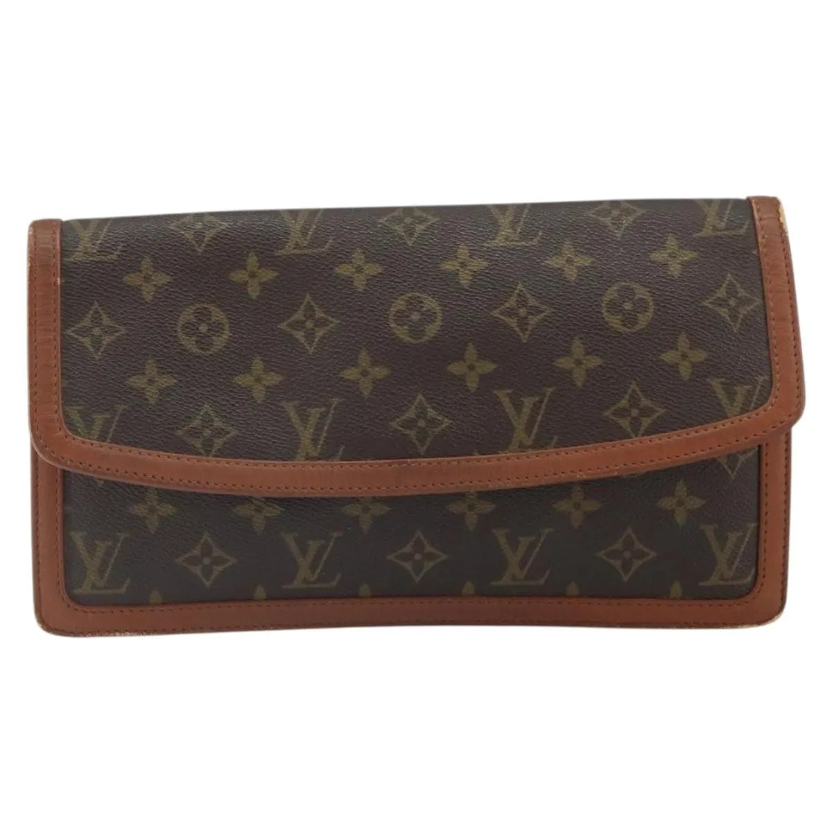 Louis Vuitton Dame Pochette Monogram Canvas Brown Canvas Clutche & Pouche Bag (Pre-Owned)