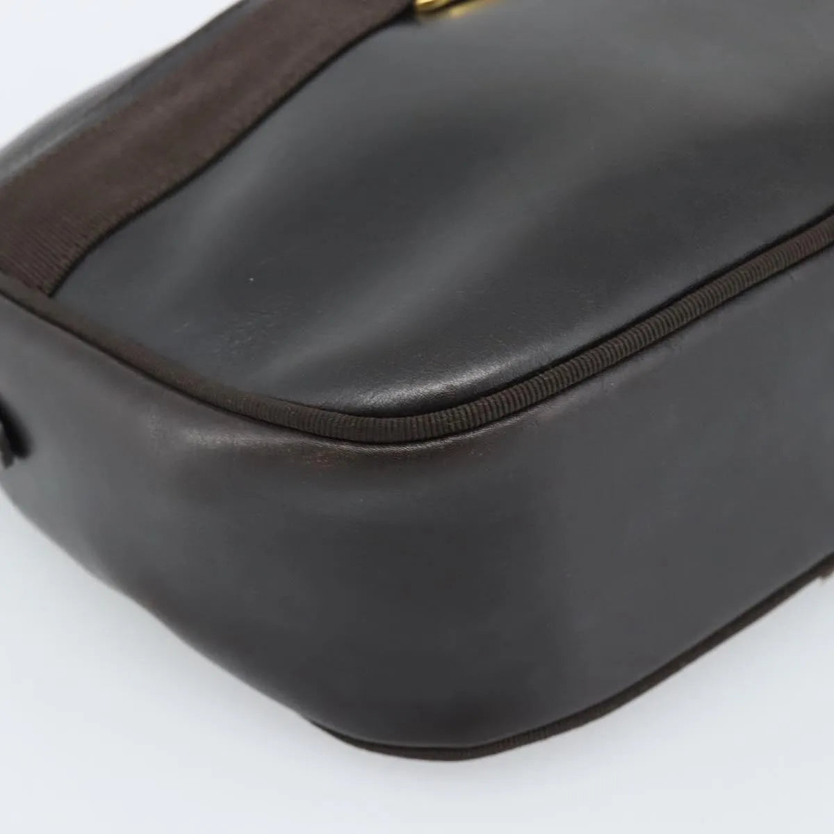 Salvatore Ferragamo Vala Leather Brown Leather Shoulder Bag Bag (Pre-Owned)