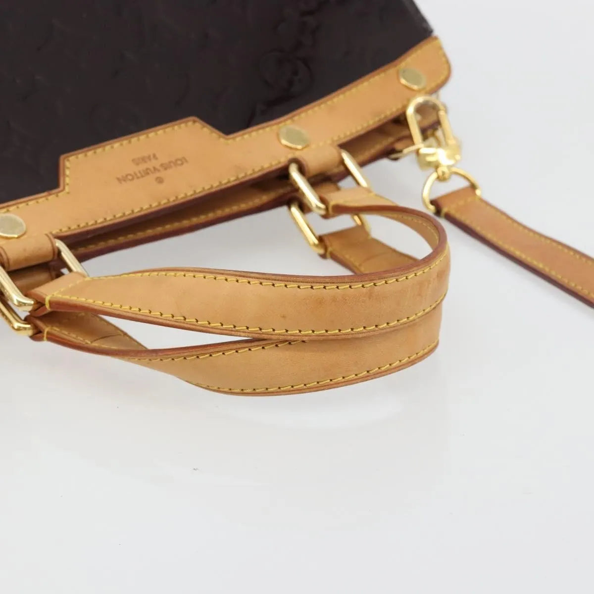 Louis Vuitton Blair Monogram Vernis Purple Patent_Leather Handbag (Pre-Owned)