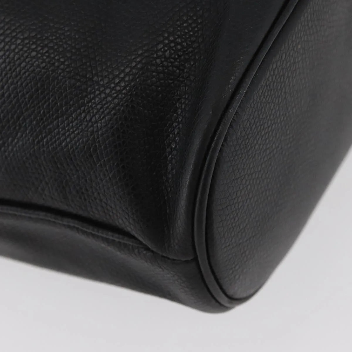 MCM Vintage Vicetos Leather Black Leather Shoulder Bag Bag (Pre-Owned)