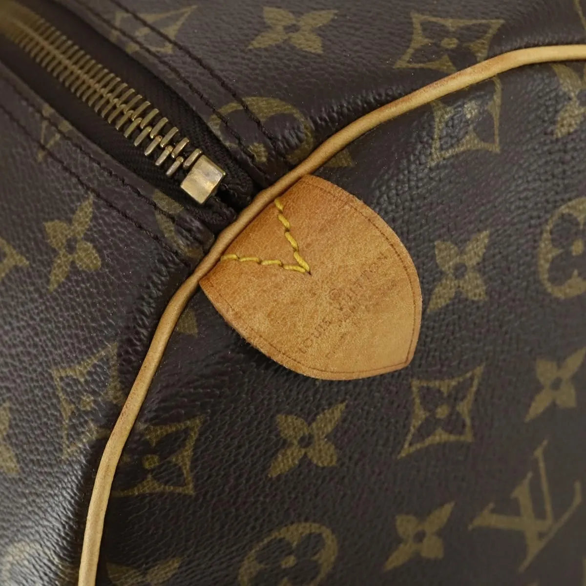 Louis Vuitton Keepall Bag Monogram Canvas Brown Canvas Travel Bag Bag (Pre-Owned)