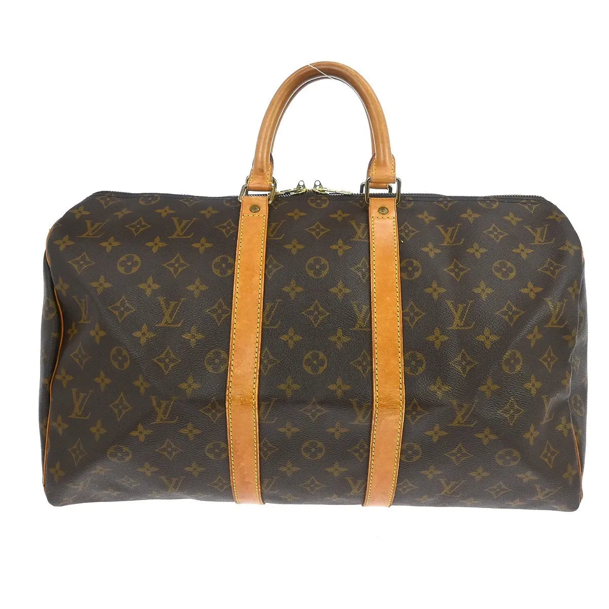 Louis Vuitton Keepall Monogram Canvas Brown Canvas Travel Bag Bag (Pre-Owned)