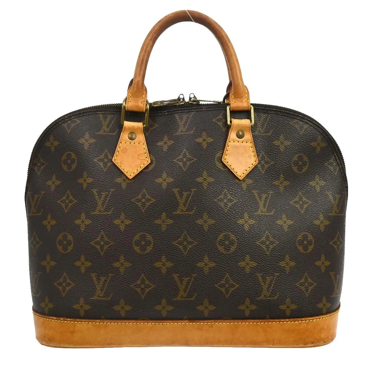Louis Vuitton Alma Monogram Canvas Brown Canvas Handbag (Pre-Owned)