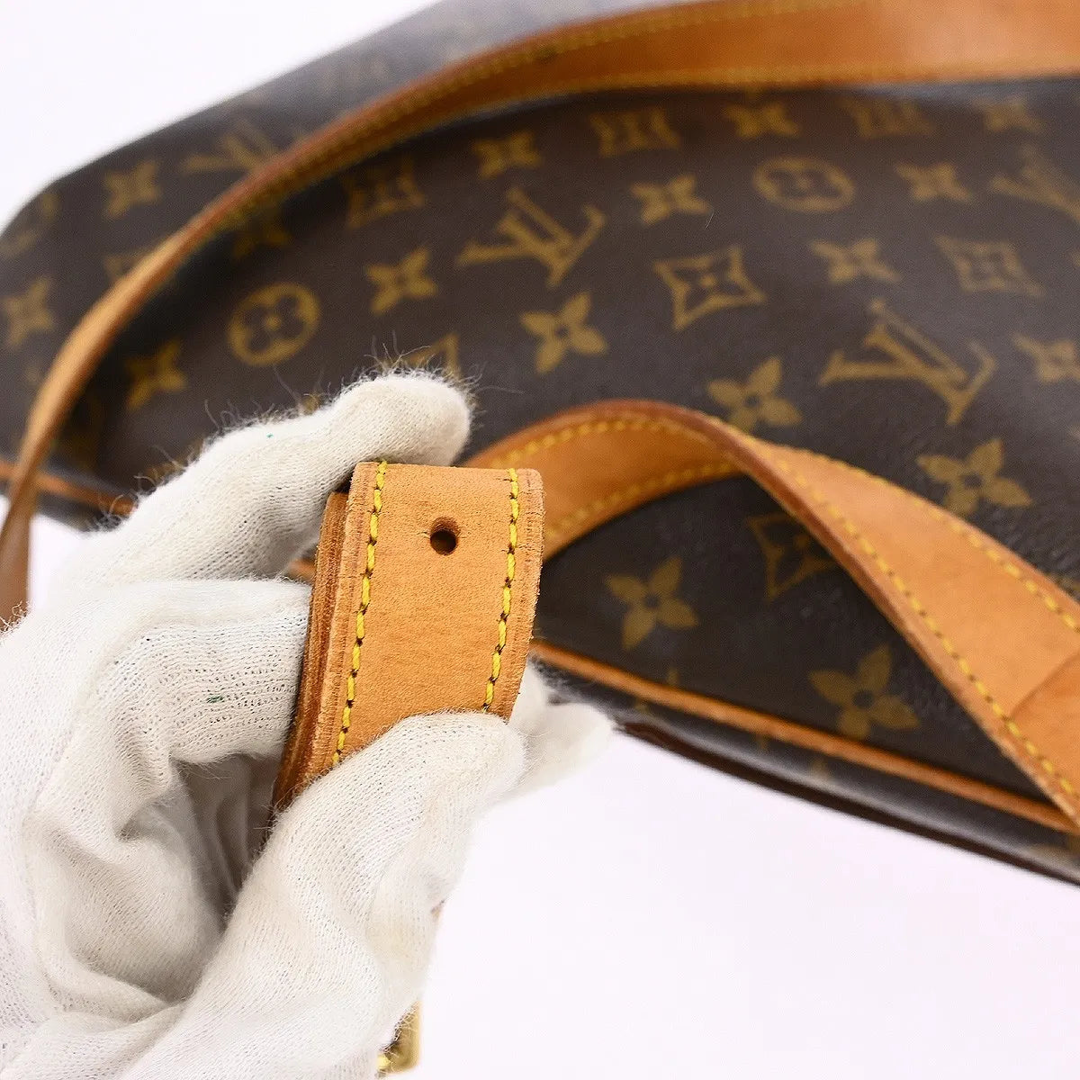 Louis Vuitton Musette Salsa Handbag Monogram Canvas Brown Canvas Shoulder Bag Bag (Pre-Owned)