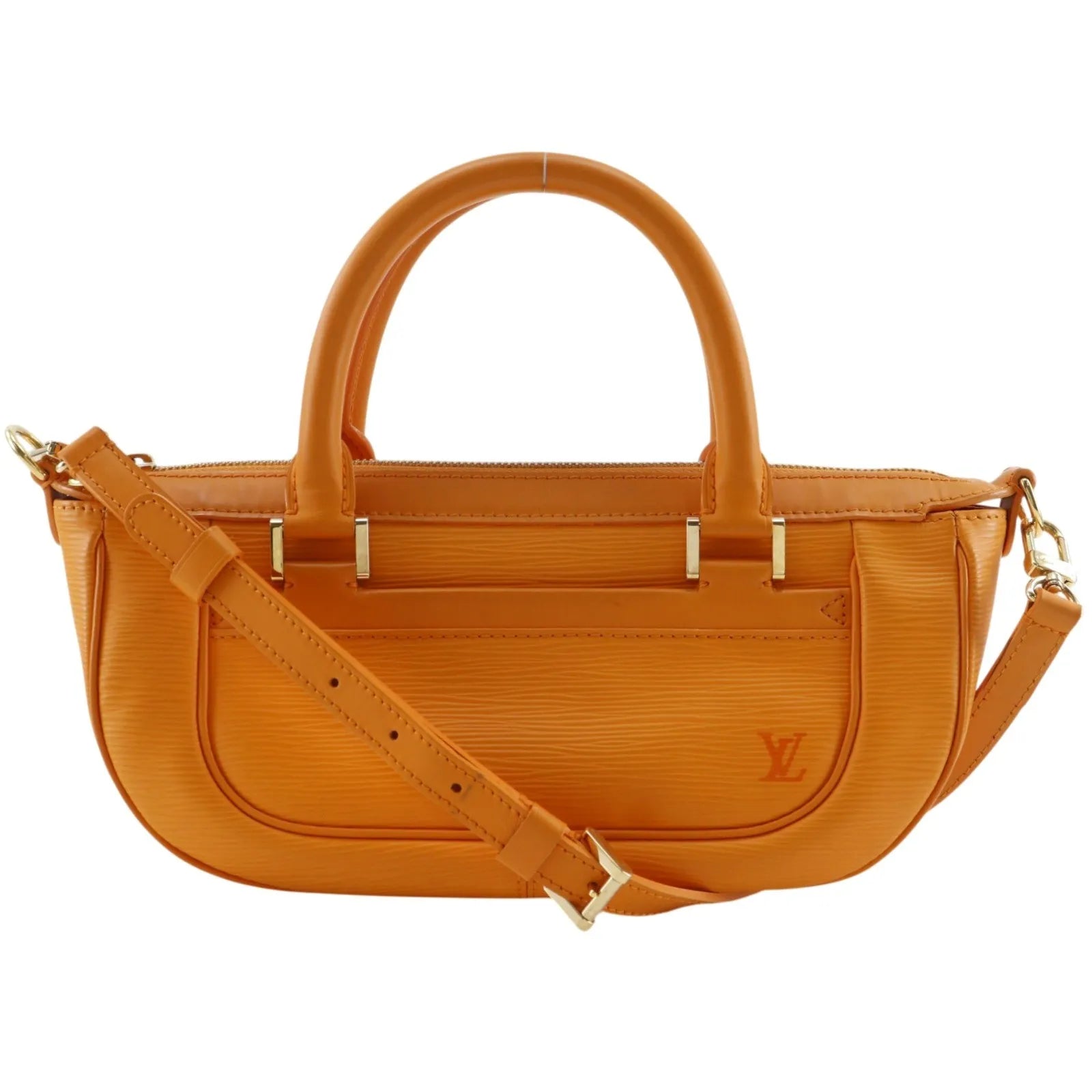 Louis Vuitton Dhanura Epi Leather Orange Leather Handbag (Pre-Owned)