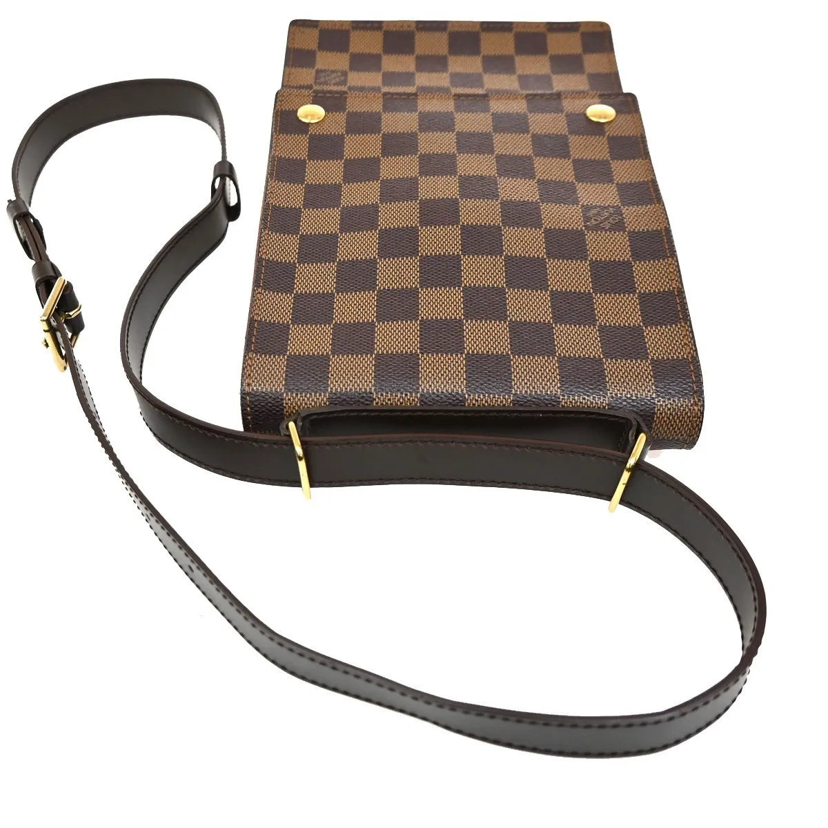 Louis Vuitton Portobello Messenger Damier Brown Canvas Shoulder Bag Bag (Pre-Owned)