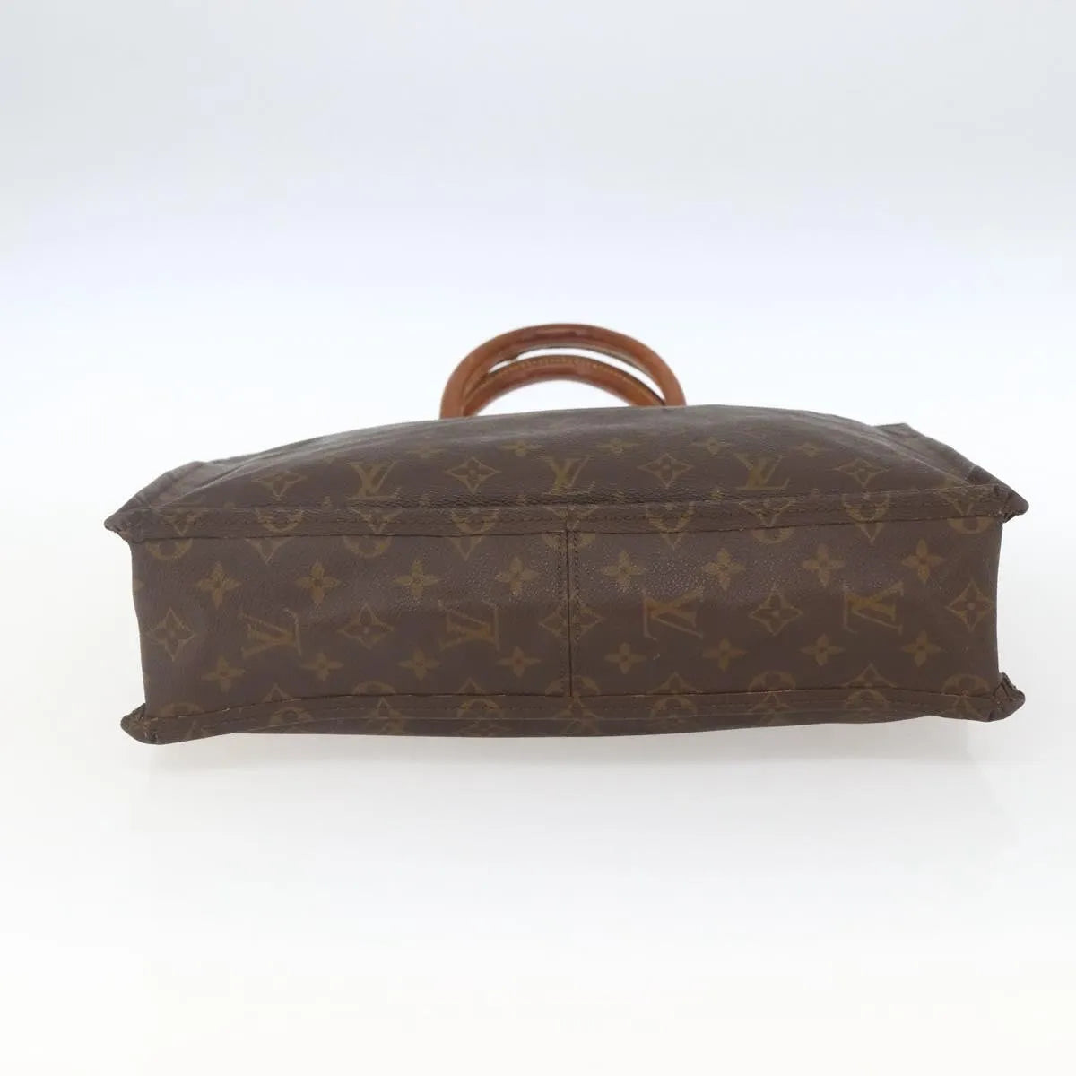 Louis Vuitton Sac Plat Monogram Brown Canvas Tote Bag Bag (Pre-Owned)